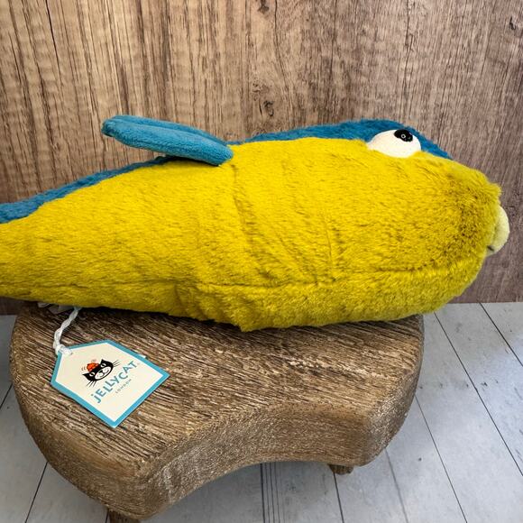 Jellycat Delano Dorado Fish FAST SHIP NEW Jellycat Fish Rare RETIRED - Picture 9 of 12